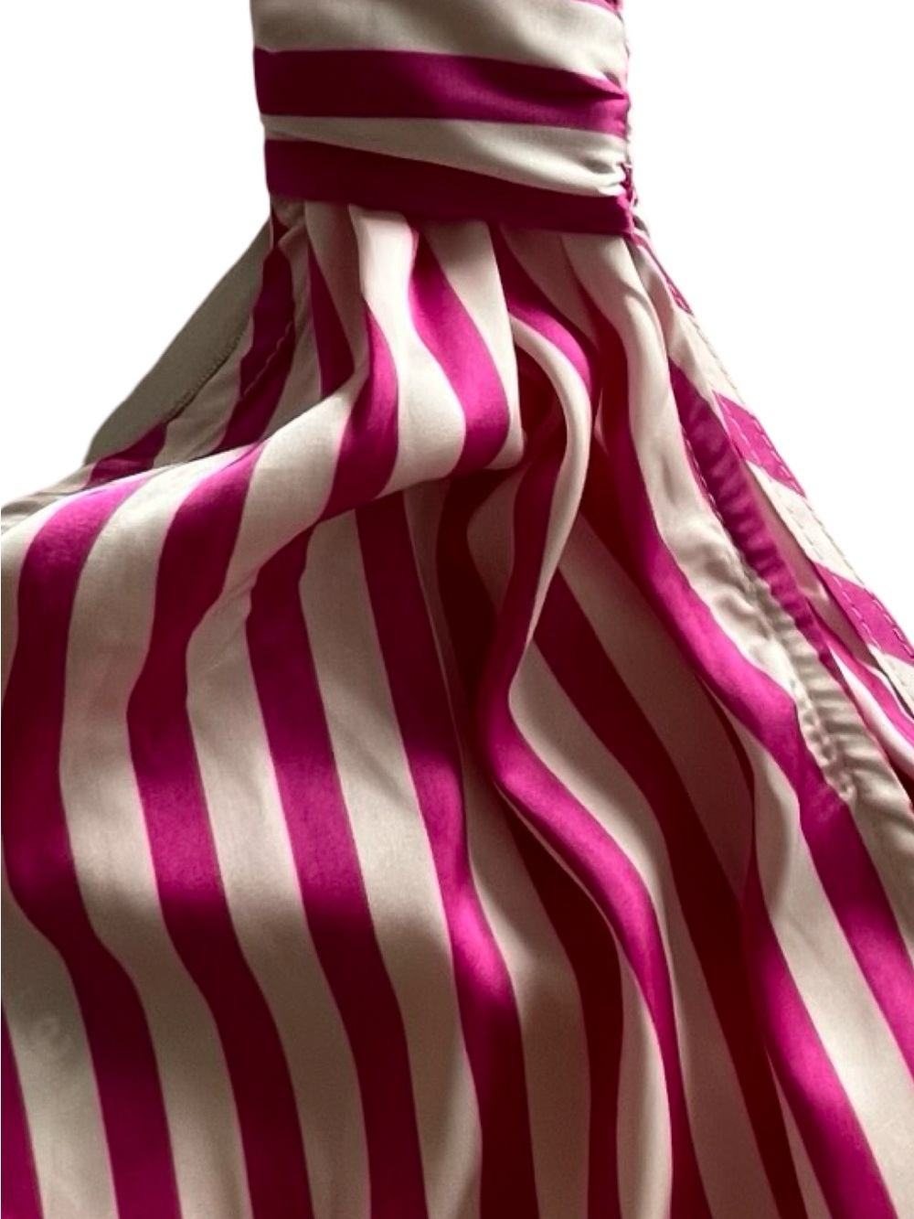 Serafina Single Shoulder Maxi Dress in Magenta Sz L - Picture 9 of 12